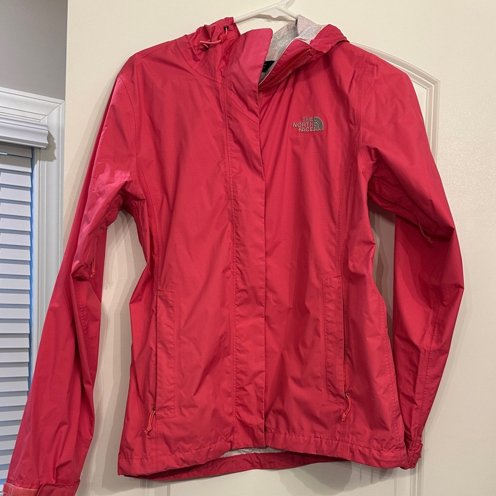 Pink The North Face Rain Jacket